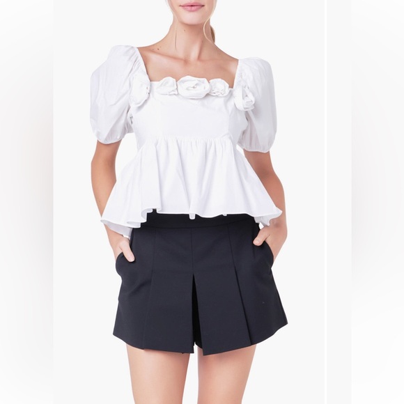 English Factory Rosette top brand new - Picture 1 of 5